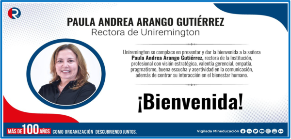 Paula Andrea Arango Gutiérrez Nueva rectora de la IES Corporación