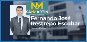 Nuevo rector de la Fundación Universitaria San Martín, Fernando José Restrepo Escobar