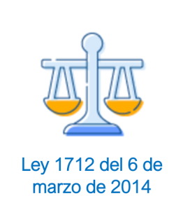 Ley 1712 de 2014. Ver documento