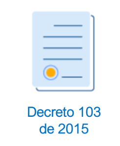 Decreto 103 de 2015. Ver documento