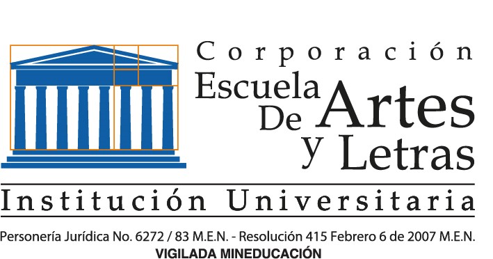 Logo de la Corporación Universitaria Escuela de Artes y Letras